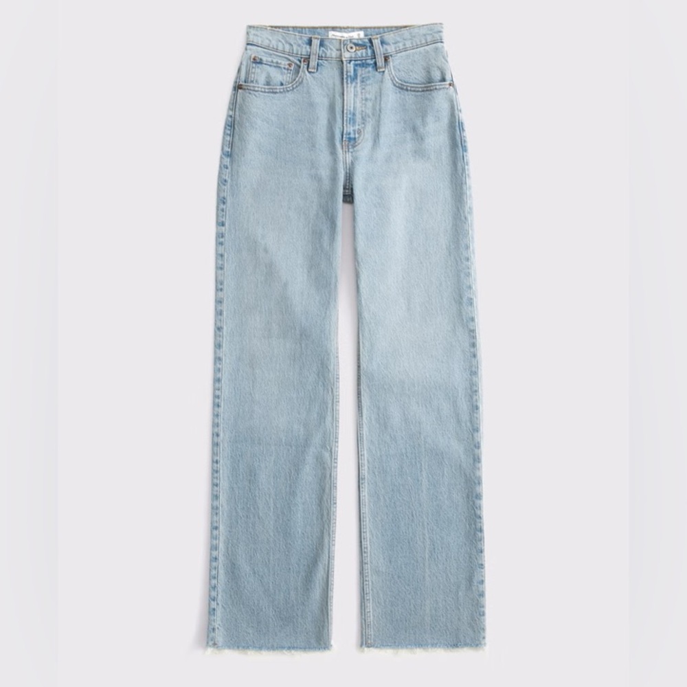 ABERCROMBIE CURVE LOVE 90S RELAXED HIGH RISE JEAN